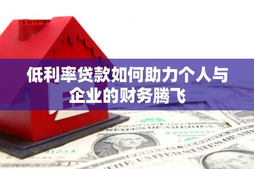 贡觉低利率贷款如何助力个人与企业的财务腾飞