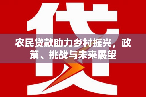 贡觉农民贷款助力乡村振兴，政策、挑战与未来展望
